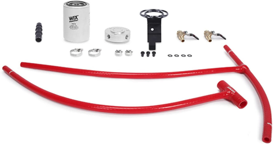 Mishimoto (MMCFK-F2D-03RD) 6.0L Powerstroke Engine Coolant Filter Kit - Red