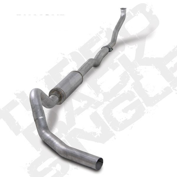 1993-2001 CHEVY/GMC 6.5L DIESEL SUBURBAN  KIT  4in  TURBO-BACK  MUFFLER REPLACEMENT PIPE  SINGLE; ALUMINIZED