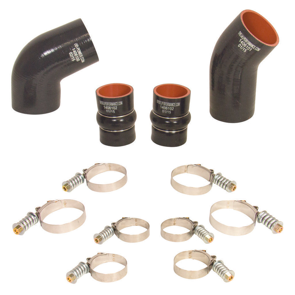 Kit de flexibles et colliers de serrage pour refroidisseur intermédiaire BD Diesel (1046276) 04.5-05 LLY Duramax