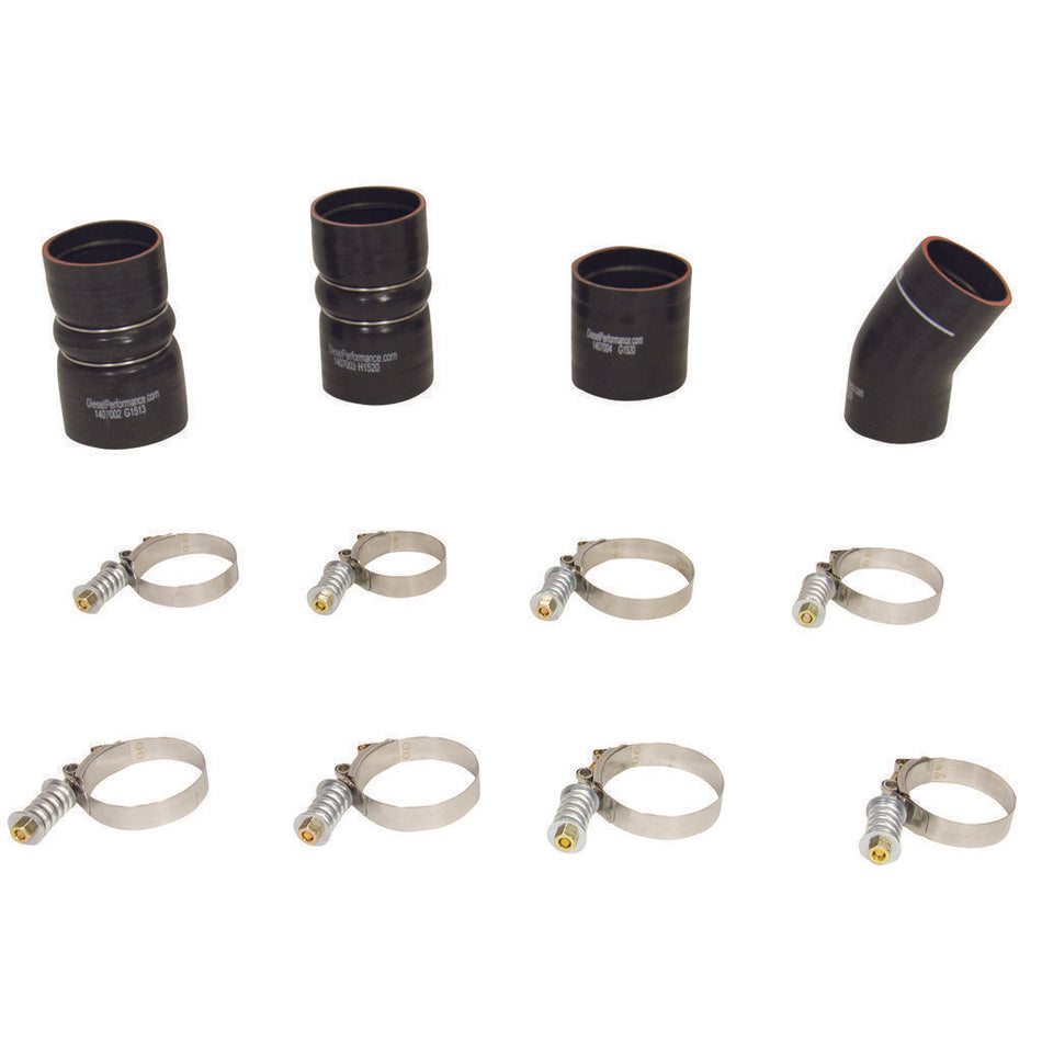 BD Diesel (1047035) 03-07 6.0L PowerStroke Intercooler Hose & Clamp Kit