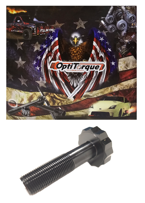 Optitorque Technologies 10799 Harmonic Balancer Bolt 2001-2019 GM 6.6L Duramax