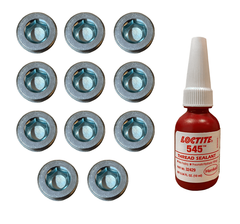 Power Driven 24v Cylinder Head Thread-In Freeze Plug Kit