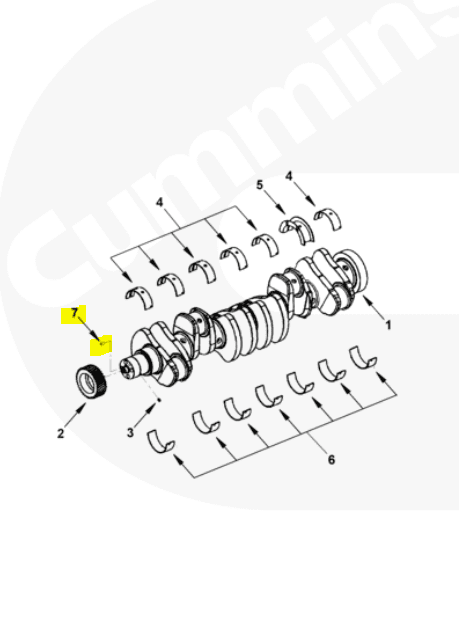 03+ 5.9L/6.7L CUMMINS HARMONIC BALANCER DOWEL