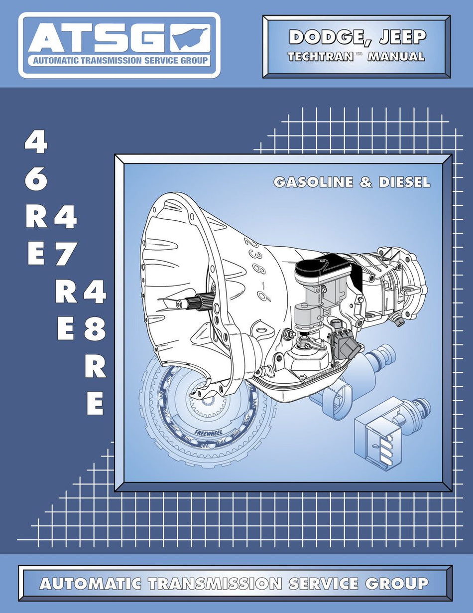 Manuel technique ATSG pour la reconstruction des Chrysler Dodge 46RE, 47RE et 48RE (A518/A618) 