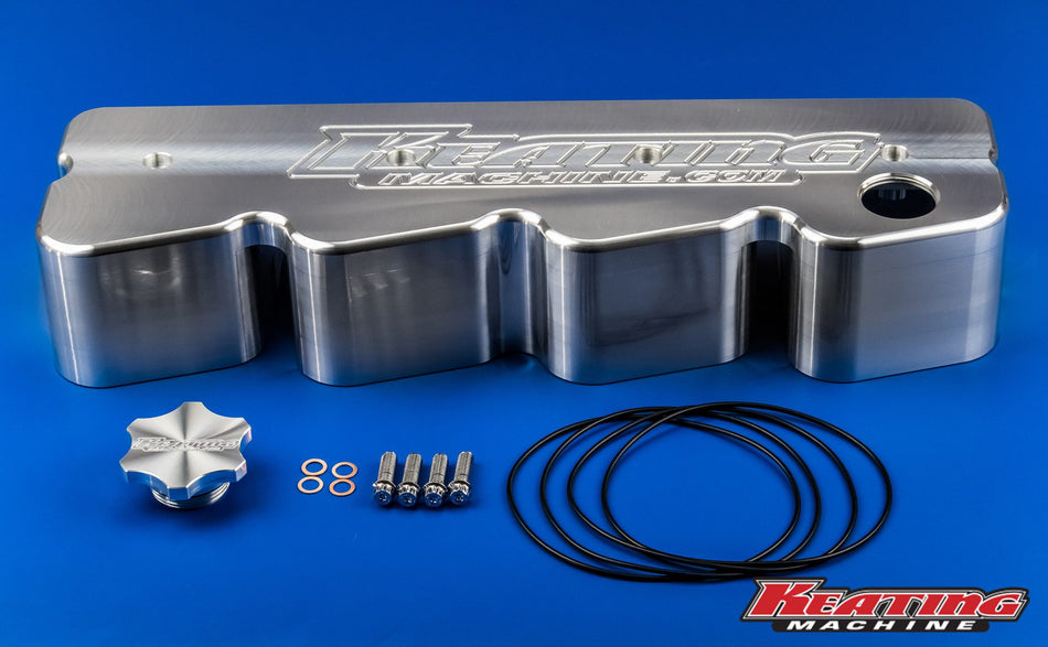 4BT Billet Valve Cover fits Cummins Notched for Stock Lines