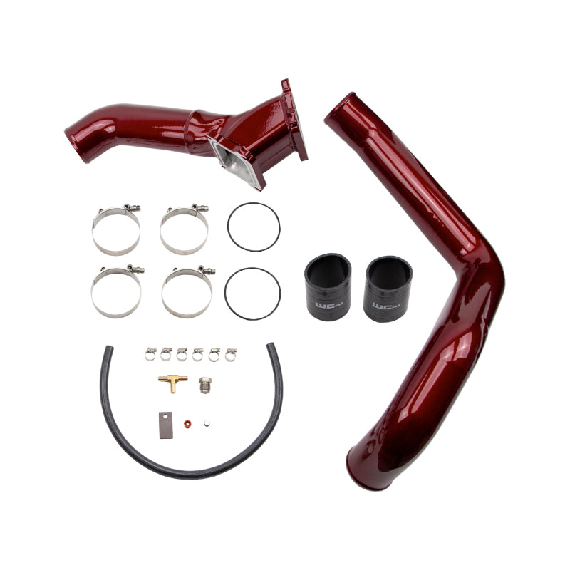 Wehrli 01-04 Chevrolet 6.6L LB7 Duramax 3in Y-Bridge Kit - Bengal Red ...
