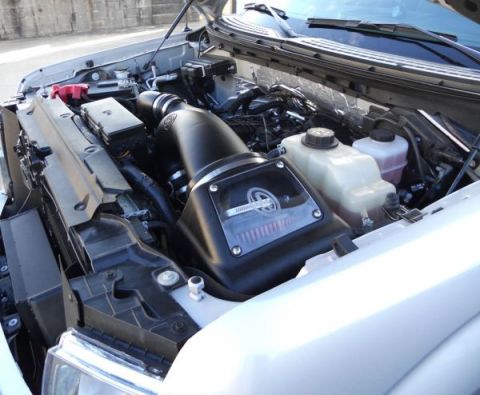 Admission d'air froid S&amp;B pour Ford F150 V6-3.5L Ecoboost 11-14, à sec, extensible