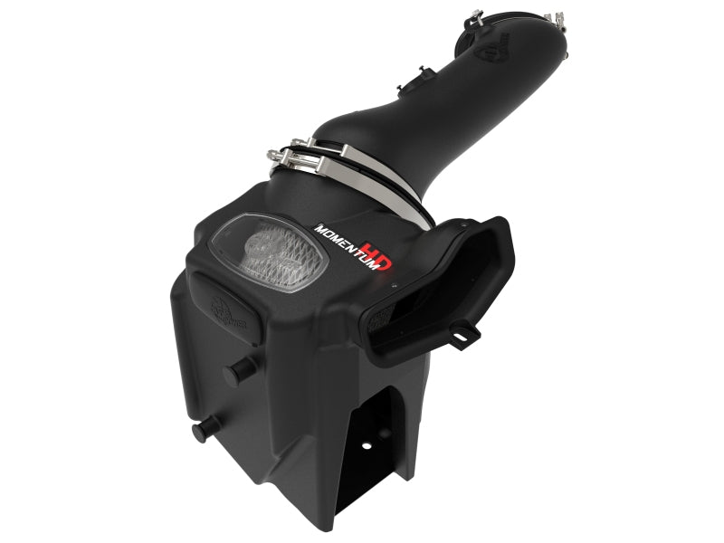 Sistema de admisión de aire frío Momentum HD V8-6.7L (td) para camionetas Ford diésel aFe 20-24 con filtro Pro DRY S