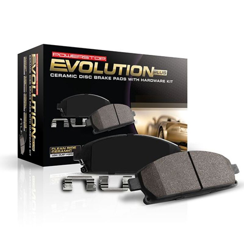 Plaquettes de frein avant Power Stop 23-24 en céramique Z17 Evo pour Ford F-250 Super Duty avec visserie