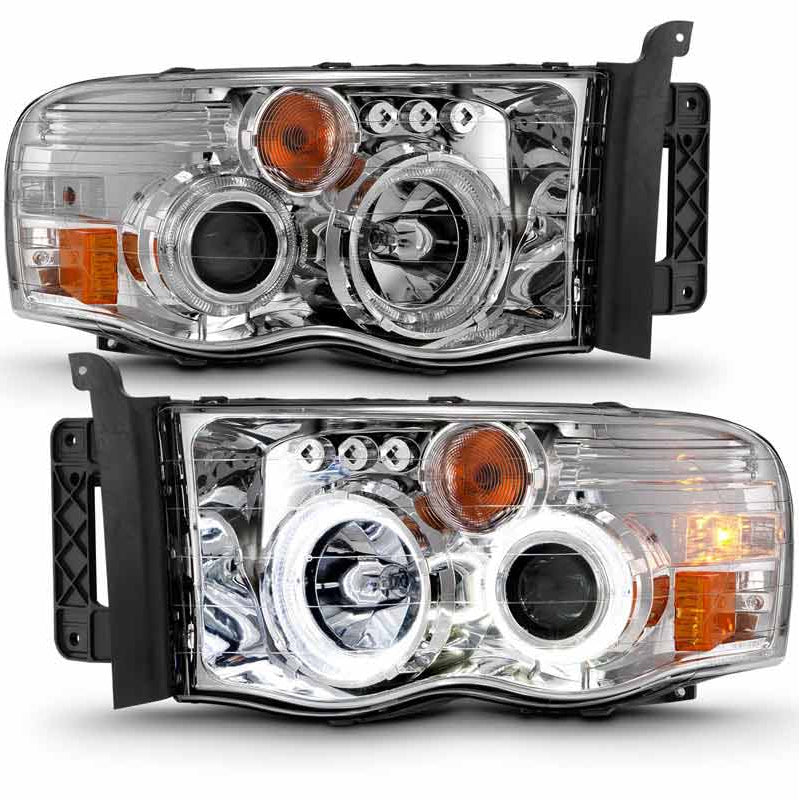 Anzo 111491 Chrome Halo Projector Headlights