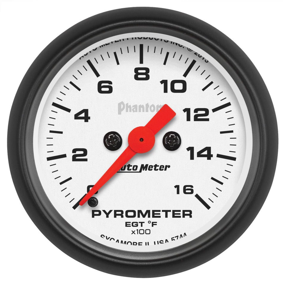 AutoMeter Phantom 0-1600°F 2-1/16″ Digital Stepper Motor Pyrometer Gauge 5744