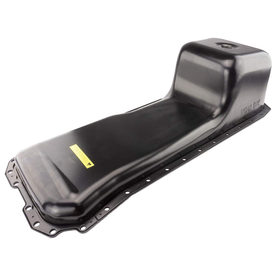Big Iron Stamped Oil Pan With Welded Male -10AN Flare Weld Bung 1994-2002 12V / 24V Dodge Cummins