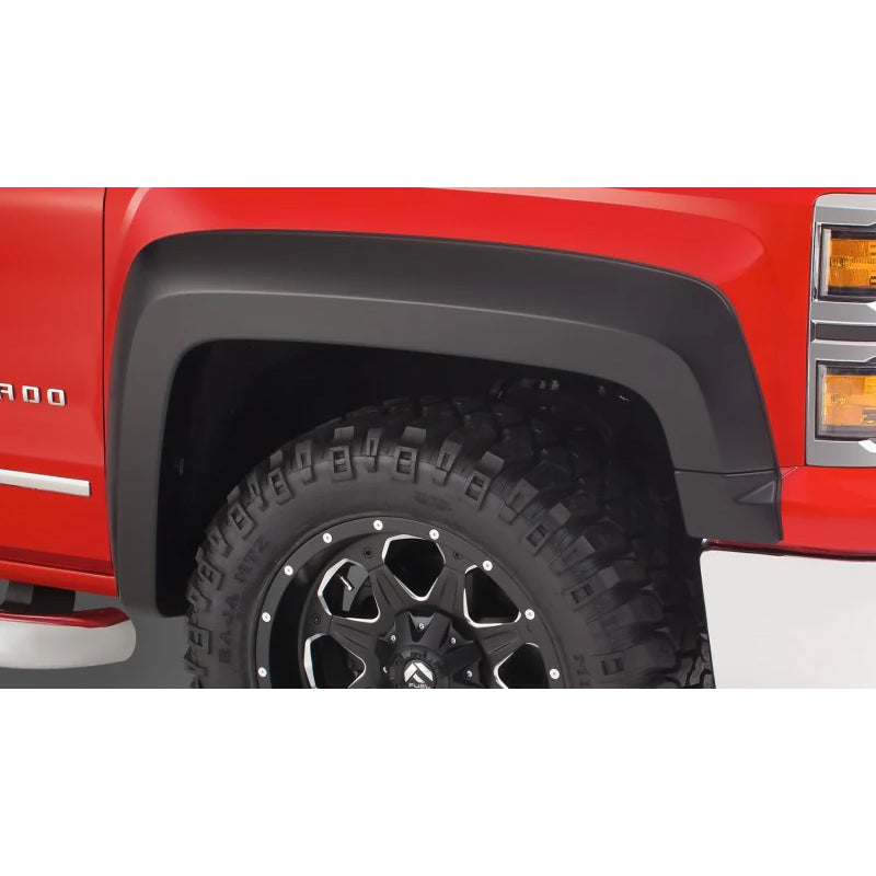 Guardabarros Bushwacker 15-18 Chevy Silverado 2500 HD, 2 piezas, color negro