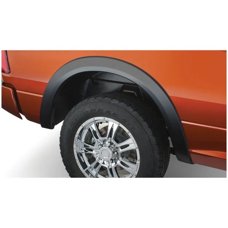 Guardabarros Bushwacker estilo OE para Dodge Ram 2500 Fleetside 10-18, 2 piezas, 67,4/76,3/96,3 pulgadas, color negro