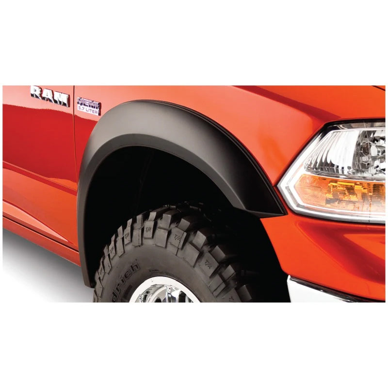 Guardabarros Bushwacker 02-08 Dodge Ram 1500 Fleetside, 4 piezas, 78/96 pulgadas, color negro