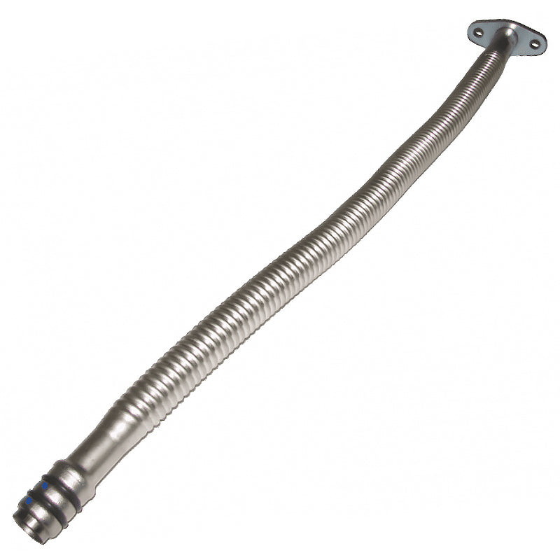 21 Inch Long Flexible Turbo Drain Tube For 5.9L/6.7L Cummins Trucks