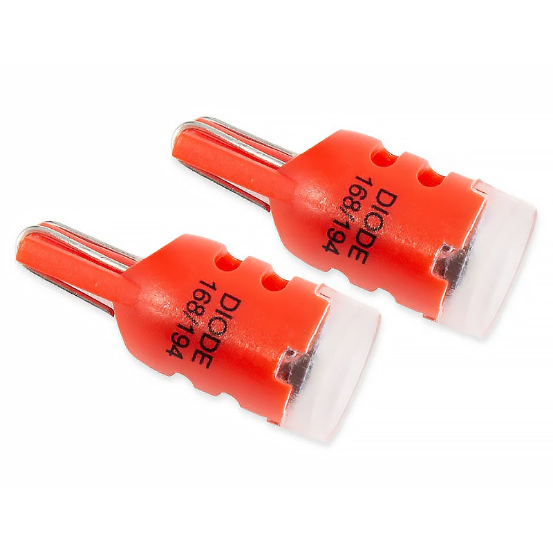 Diode Dynamics 194 LED Bulb HP3 LED - Red (Pair)