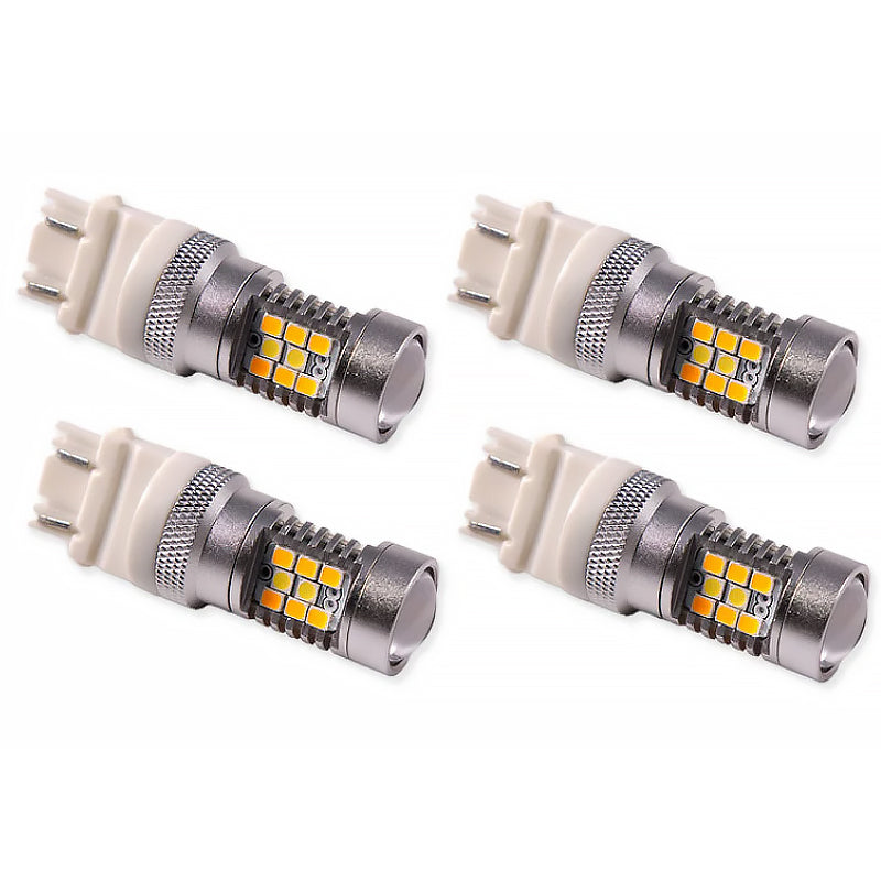 Diode Dynamics 3157 LED Bulb HP24 Dual-Color LED - Cool - White Set of 4