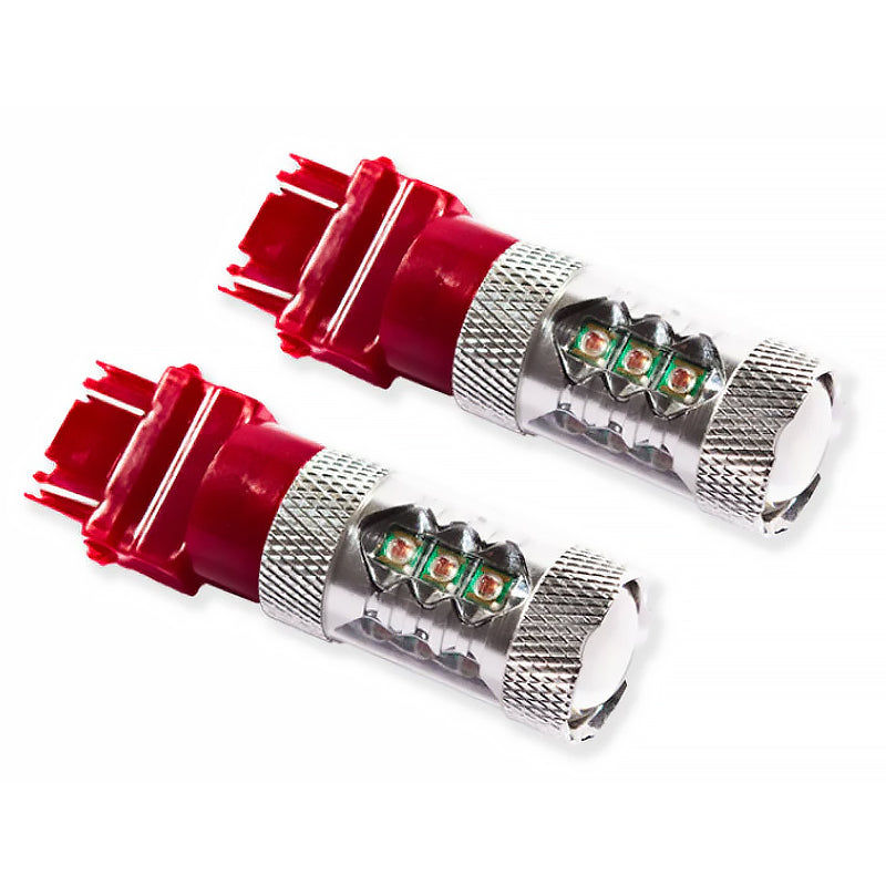 Diode Dynamics 3157 LED Bulb XP80 LED - Red (Pair)