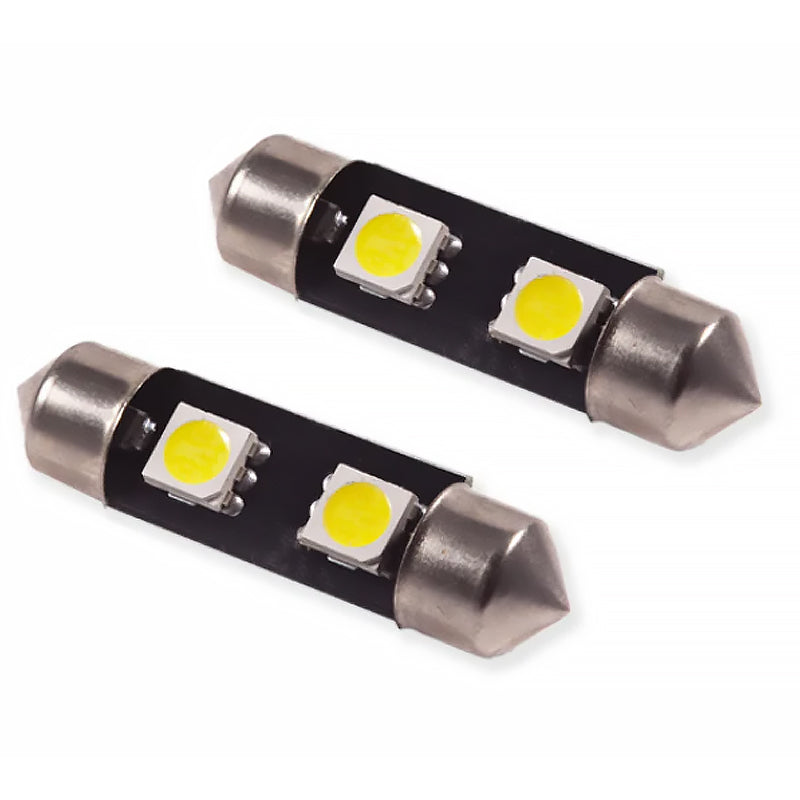 Diode Dynamics 36mm SMF2 LED Bulb - Cool - White (Pair)