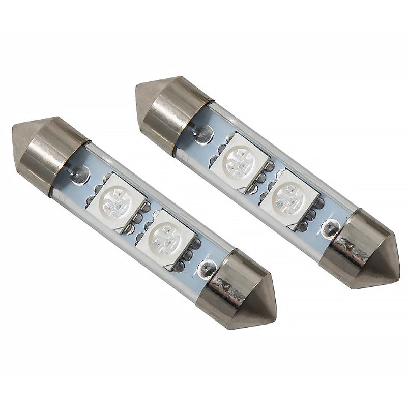 Diode Dynamics 39mm SMF2 LED Bulb - Blue (Pair)