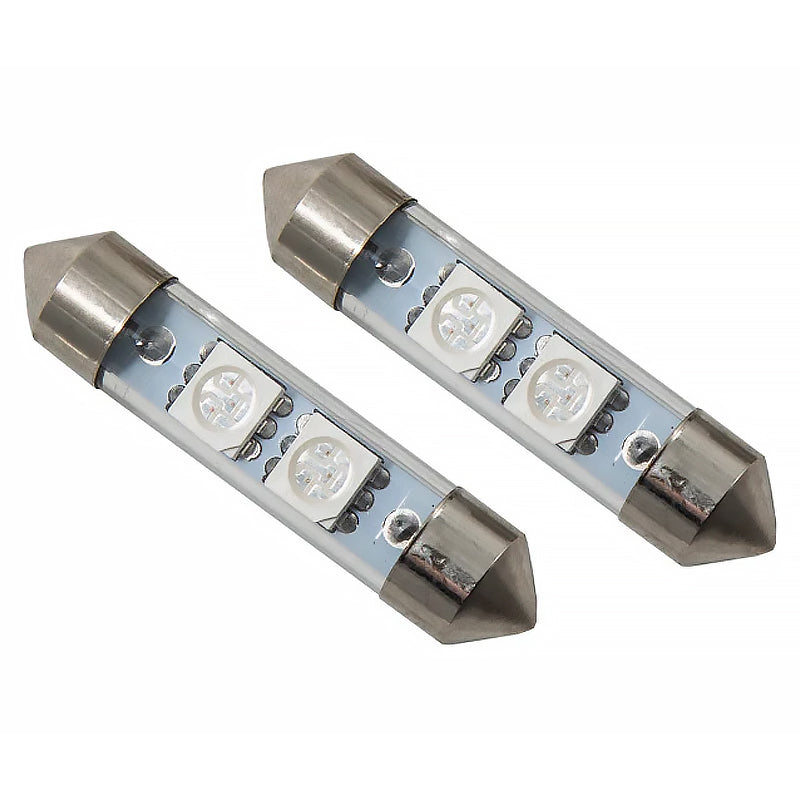 Diode Dynamics 39mm SMF2 LED Bulb - Red (Pair)