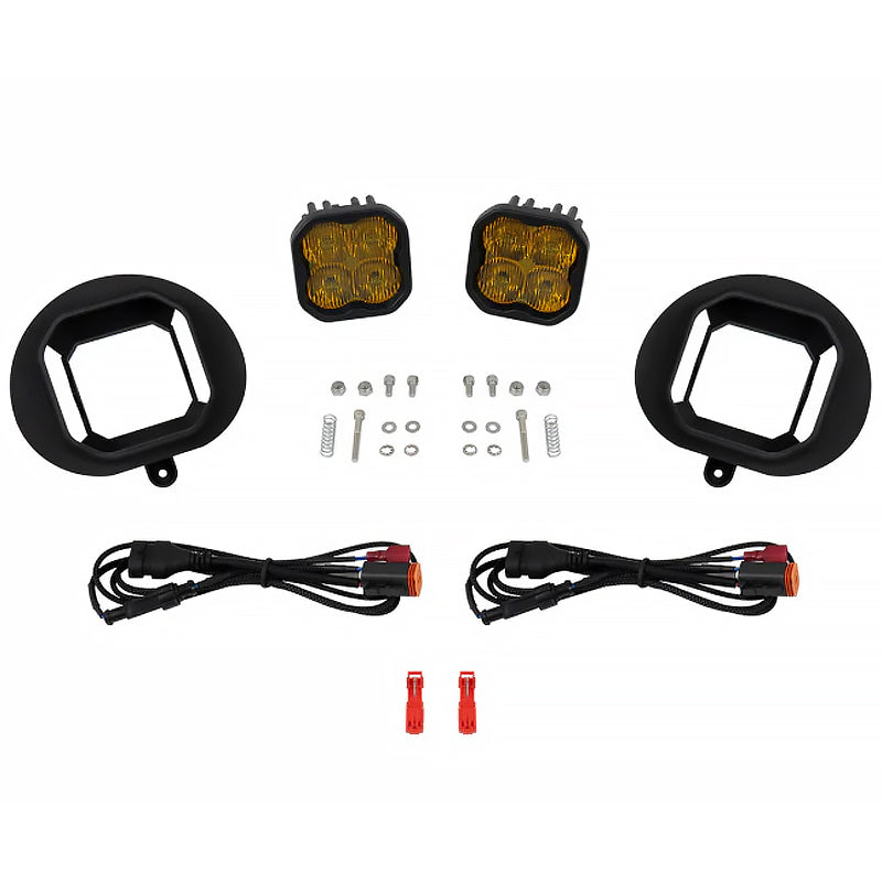 Diode Dynamics 2003 Sierra SS3 Sport Type Kit ABL Yellow SAE Fog