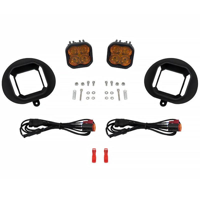 Diode Dynamics SS3 Max Type 2003 Sierra Kit ABL Yellow SAE Fog