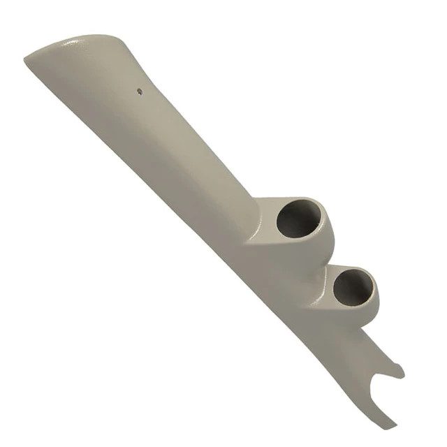 GlowShift Gauges Taupe Full-Size Dual Pillar Gauge Pod for 03-09 Dodge RAM Cummins