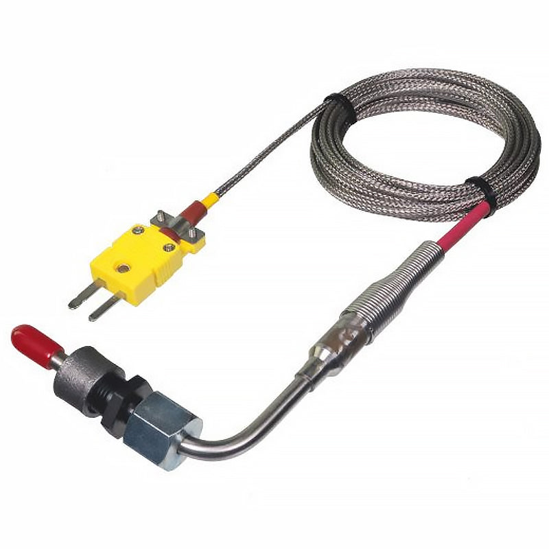 Power Driven Gauges EGT Sender Thermocouple - 9 Feet Long, Braided Steel Line