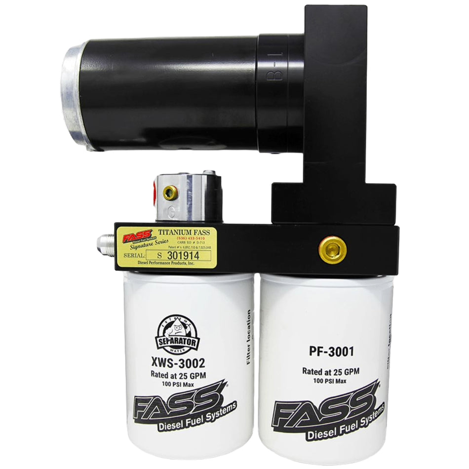FASS Titanium Series Fuel System 180F 140GPH (45 PSI) for Dodge Cummins 5.9L 1994-1998, Stock-700hp, (TSD10180F140G)