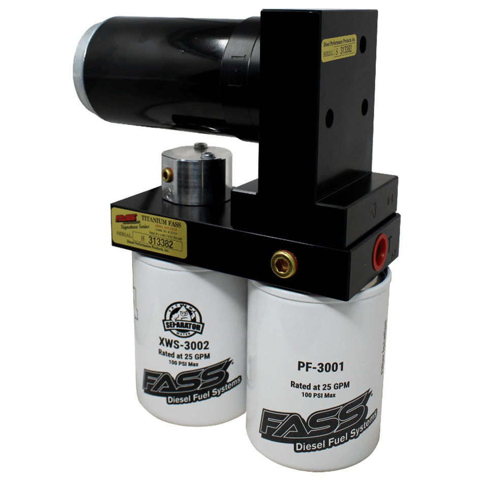 FASS Titanium Series Fuel System 250F 240GPH (45 PSI) for Cummins 5.9L 1994-1998, 900-1200hp, (TSD10250F240G)