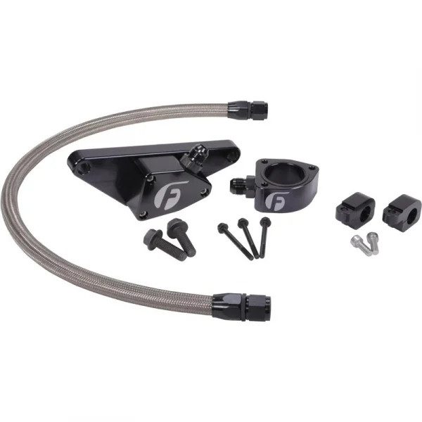 Fleece Performance Coolant Bypass Kit - 03-07 Dodge Cummins 5.9L Braided Stainless Steel