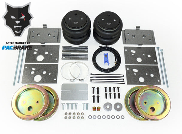 PACBRAKE HP10206-X ALPHA HD 7500 AIR SPRING SUSPENSION KIT COMPATIBLE W/ RAM 2500
