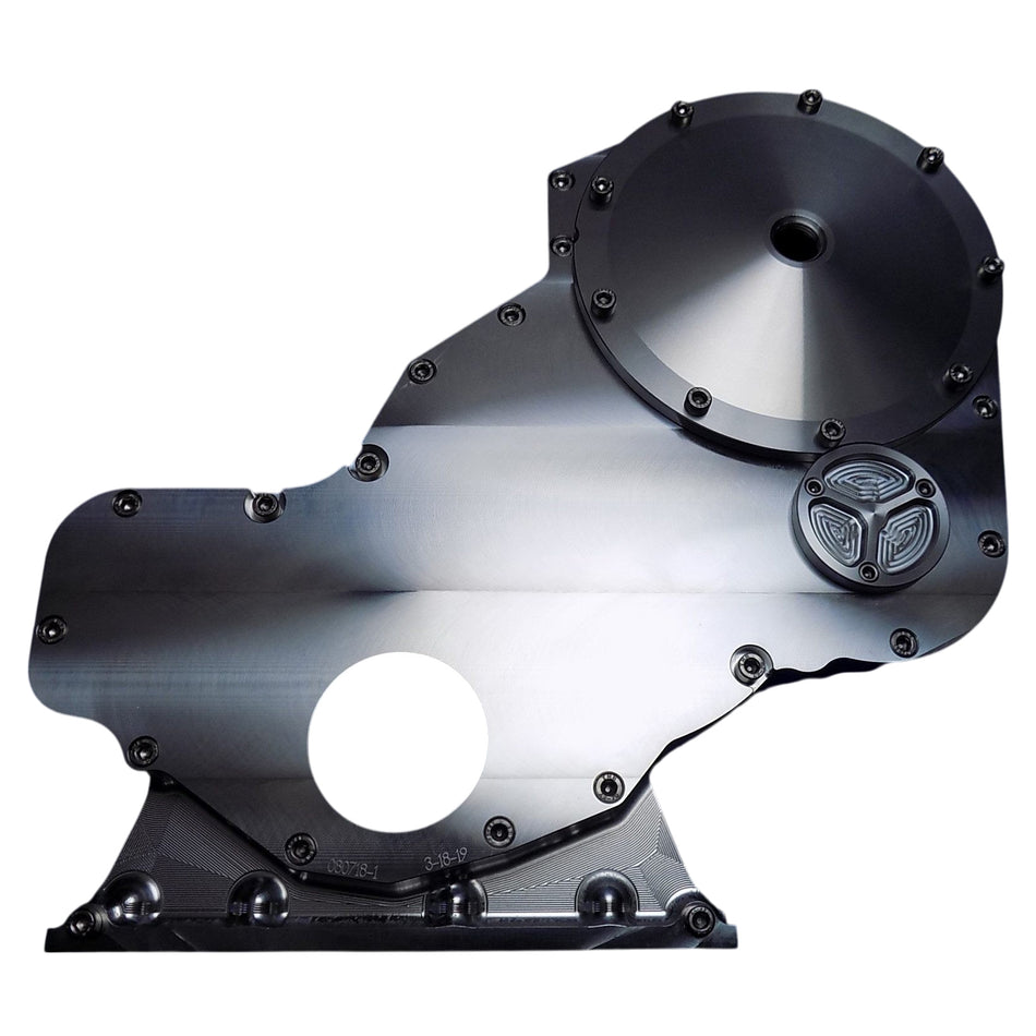 Keating Machine Common Rail Billet Gear Housing P-Pump Or Sigma with Removable Gear Access for 2003 To Current 5.9L & 6.7L Cummins