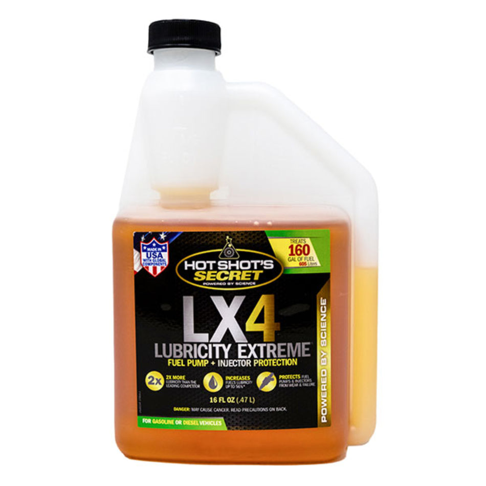 Botella flexible Hot Shot's Secret LX4 Lubricity Extreme de 16 oz