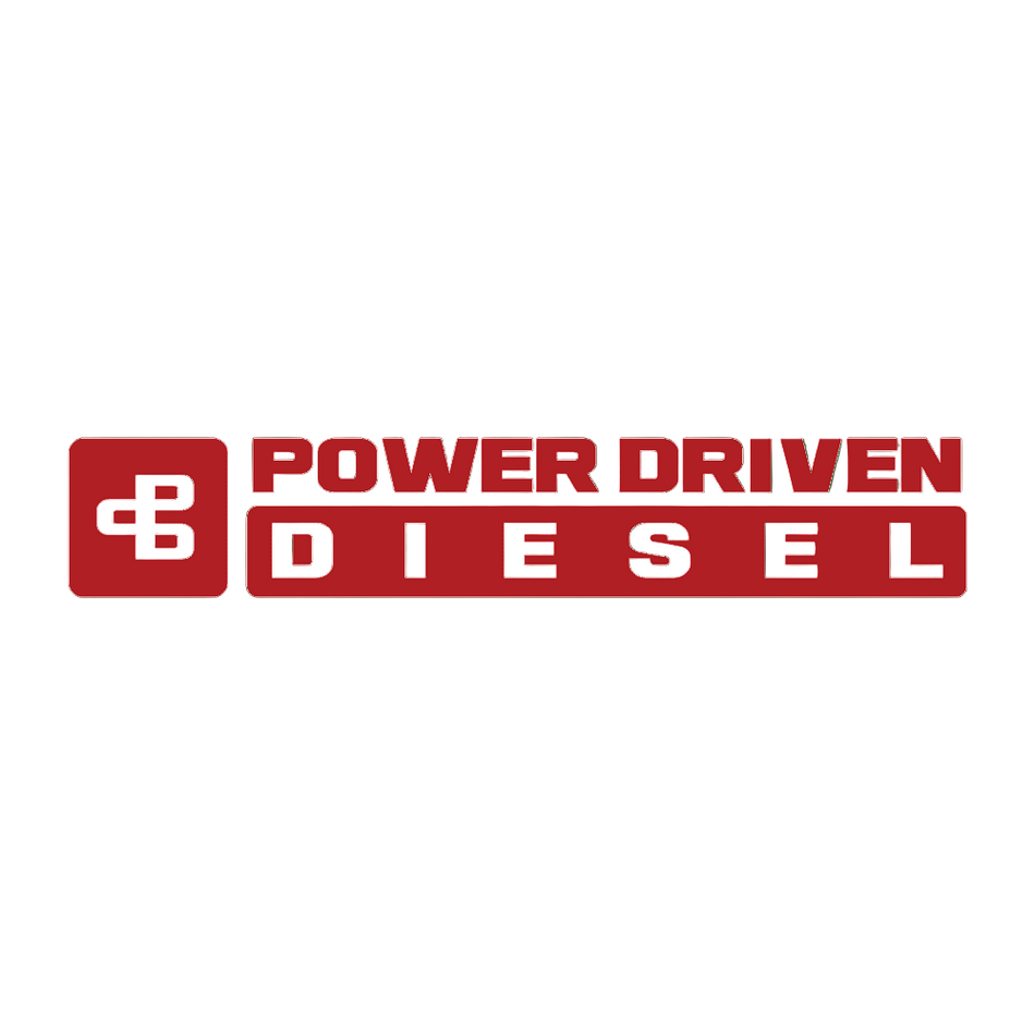 Power Driven Diesel sticker 8" PDD sticker