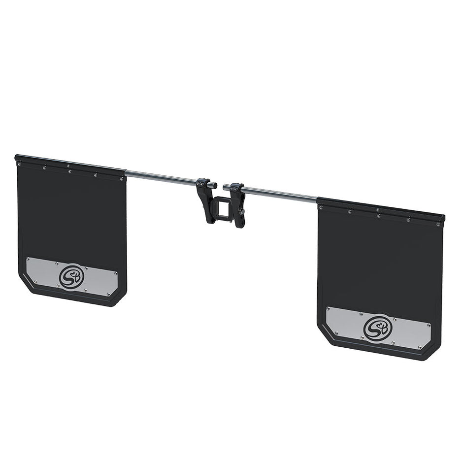 S&B 84-1002 Mud Flaps for 3.0 inch Hitch Receivers | Universal