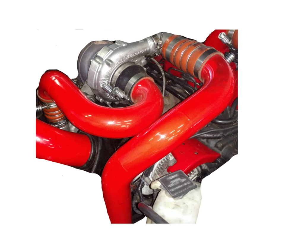 Power Driven Add-A-S300SX-E or Ultimate Towing Compound Turbo Piping Options