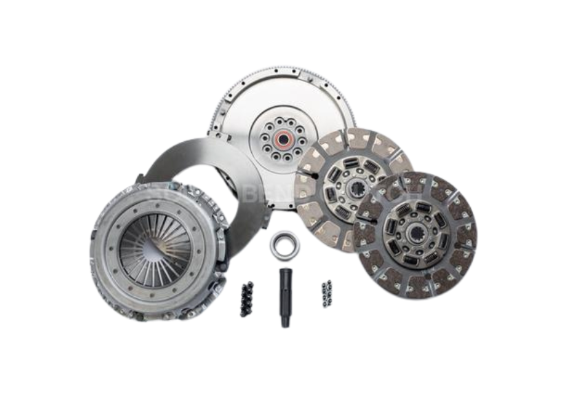 03-07 (6.0L) Ford PowerStroke 6-speed Dampened Dual Disc Full Clutch Kit (550-750hp)