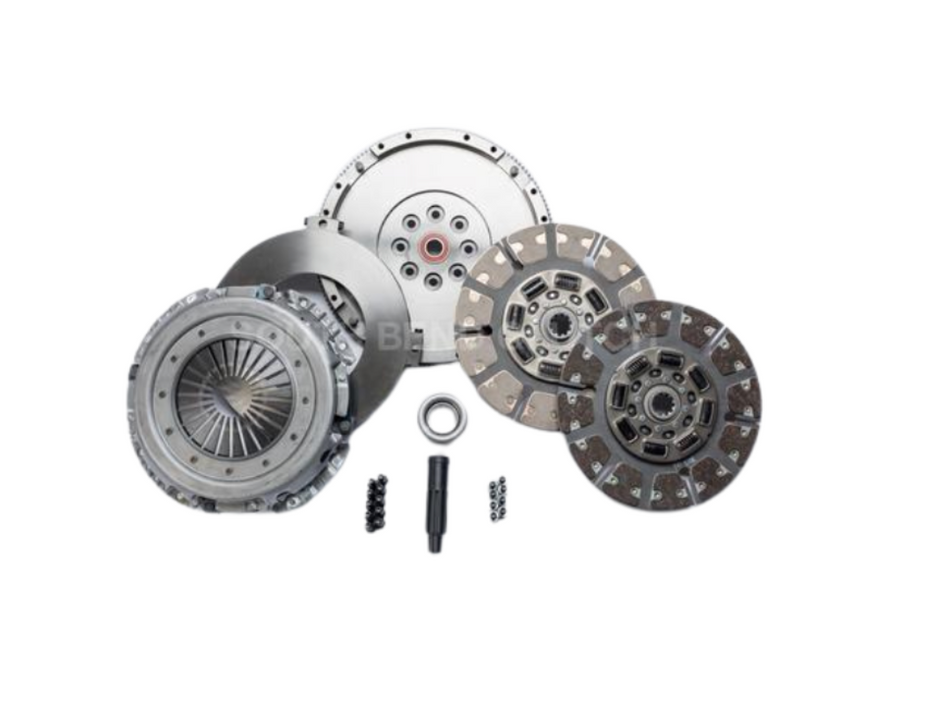 Kit de embrague completo de doble disco para Ford PowerStroke Cummins (5.9/6.7), 03-10 (6.0L 6.4L) (550-650 hp)