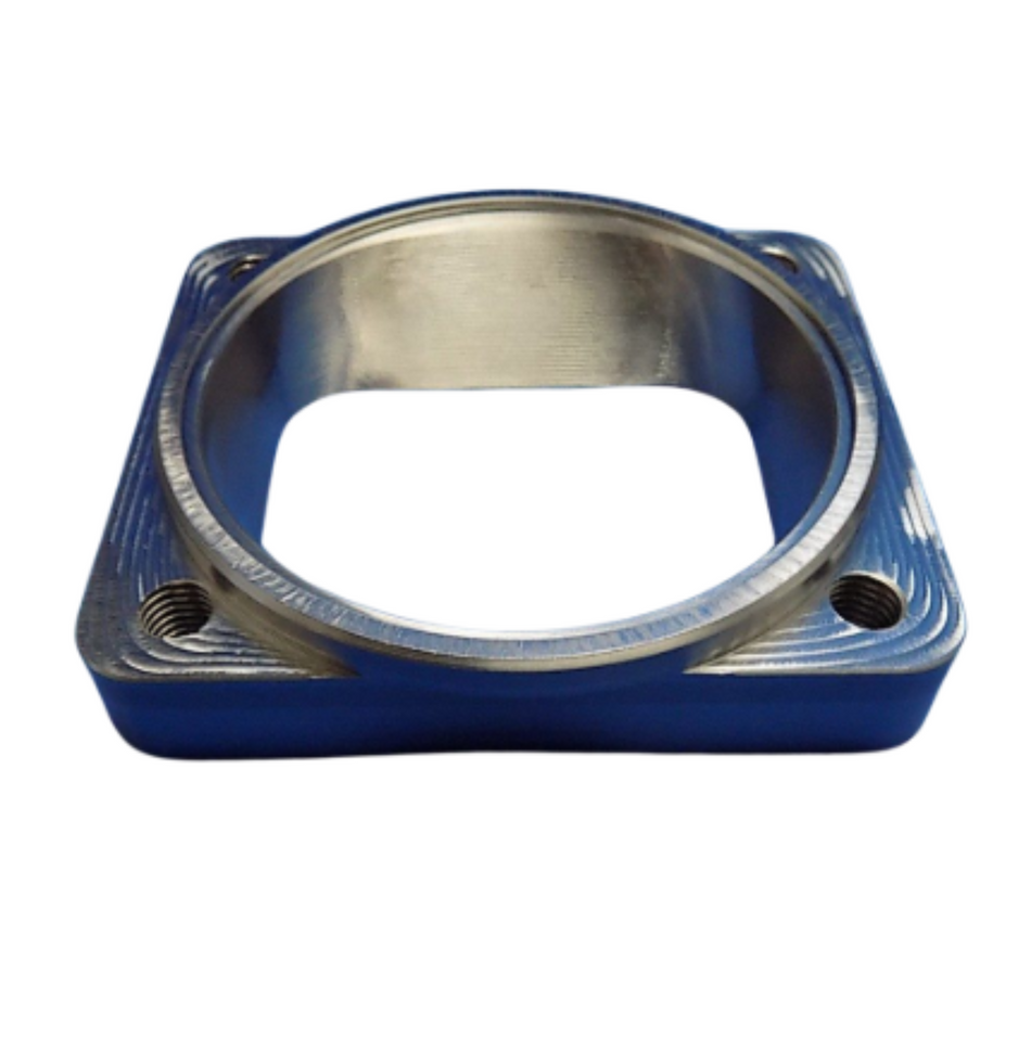 Bride de transition d'échappement T4 vers tube de 3,5 pouces 16ga