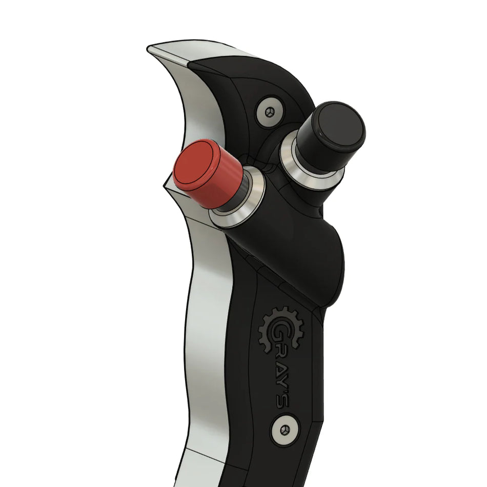 Palanca de cambios de trinquete B&amp;M FMVB con interruptores