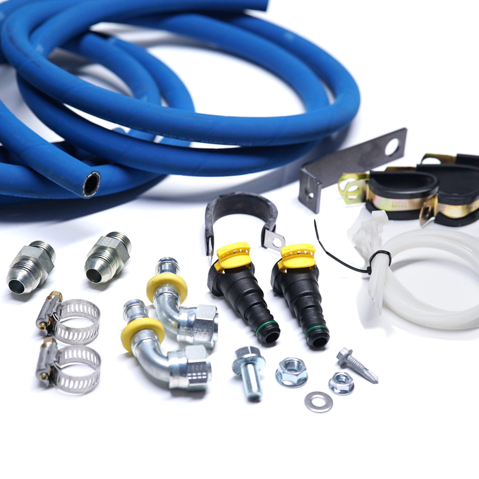 Power Driven 68RFE with Mishimoto Cooler Transmission Cooler Line Replacement Kit 07-09