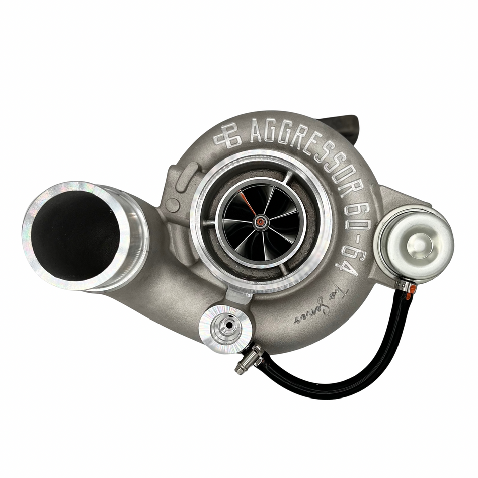Power Driven Aggressor Tow Series HE351 Billet 60/64 Turbocharger (Stock-550 hp)
