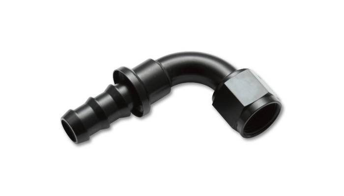 Raccord coudé à 90 degrés pour tuyau flexible ; taille : -12AN