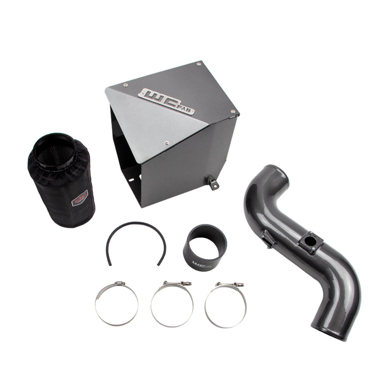 Kit de admisión Wehrli para Chevrolet Duramax LML de 4 pulgadas (modelos 11-16) - Color uva escarchada