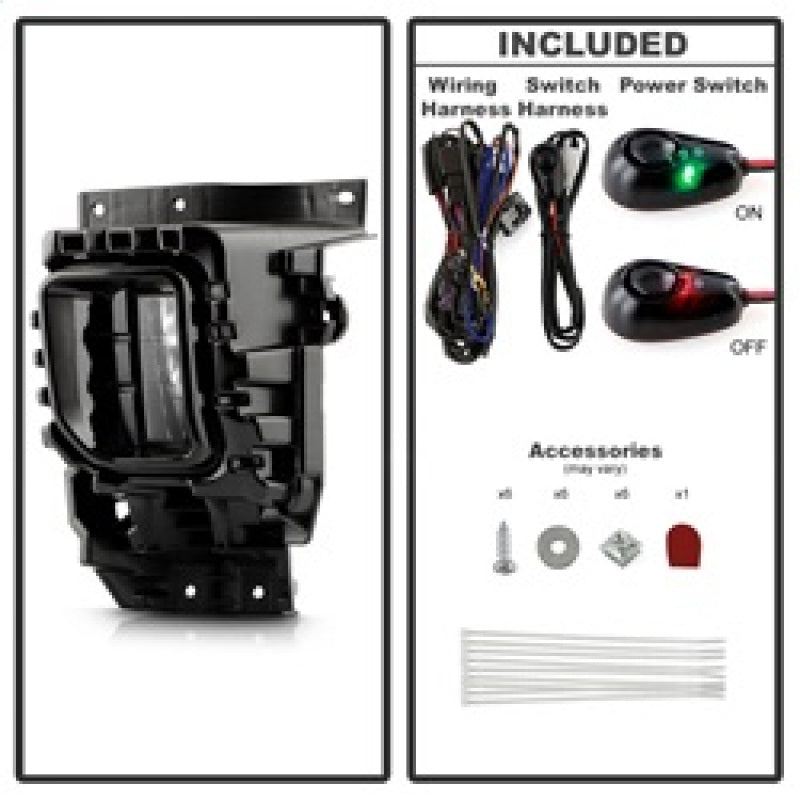 Spyder 2024+ Chevy Silverado 2500HD/3500HD OEM Style Full LED Fog