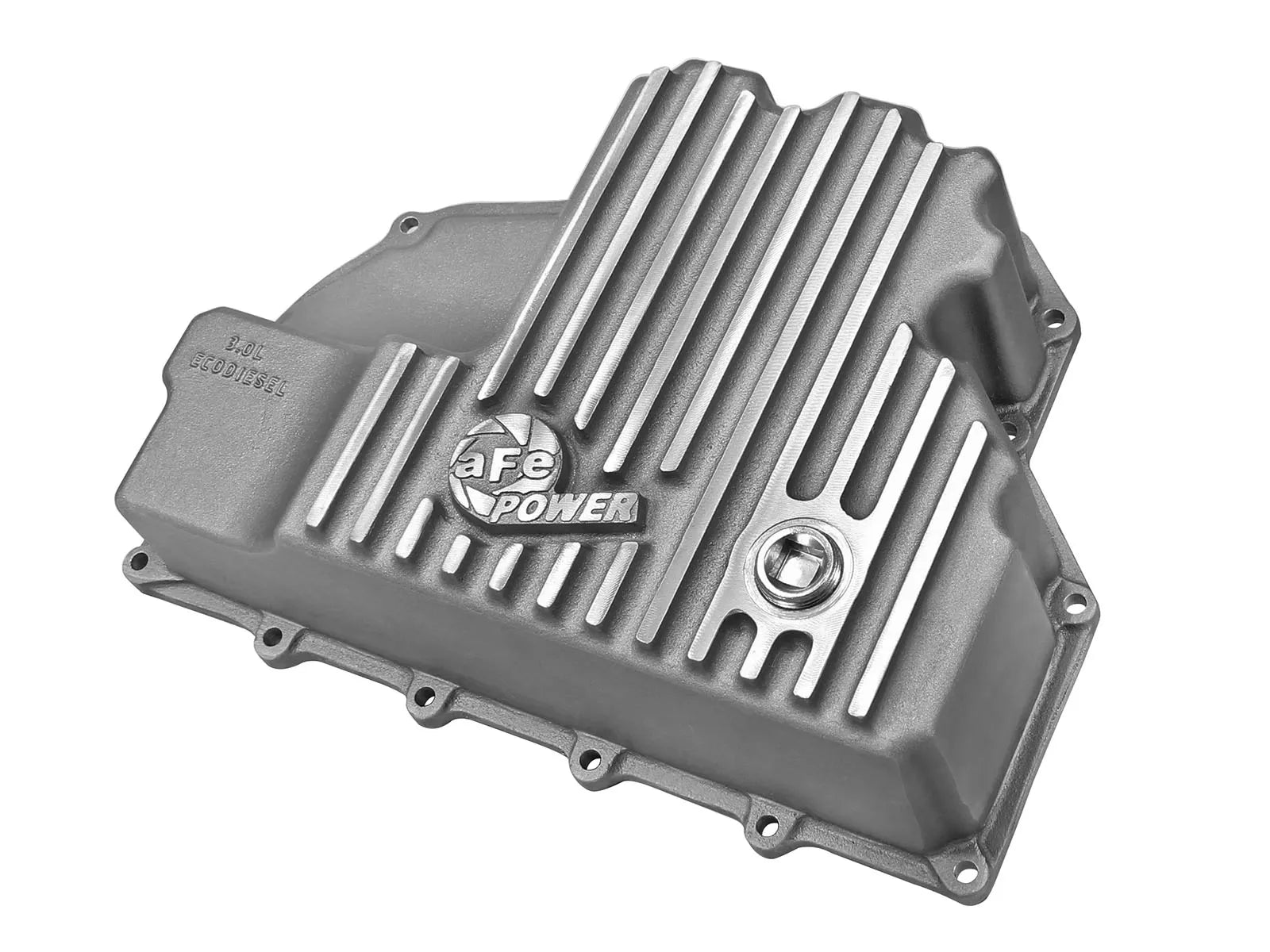 aFe 46-70280 Raw Oil Pan with Machined Fins – Power Driven Diesel