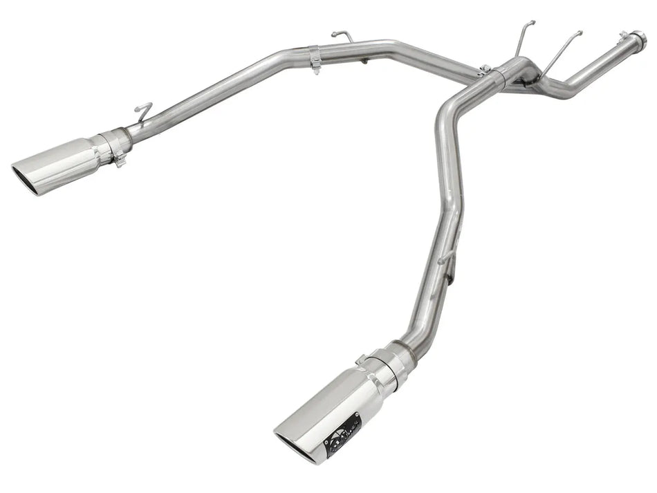 aFe 49-42041-P 2 1/2" 409 Stainless Steel DPF-Back Exhaust System